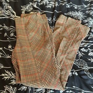 Free People plaid pants